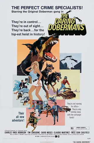 Görsel: TMDB The Daring Dobermans afişi