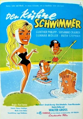Görsel: TMDB The Daring Swimmer afişi