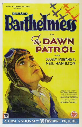 Görsel: First National Pictures, a subsidiary of Warner Bros. / Kamu malı The Dawn Patrol afişi