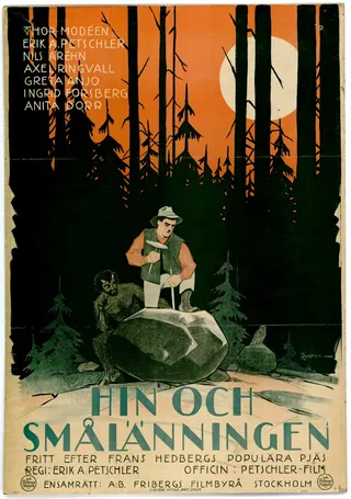 Görsel: Likely Eric Rohman (1891–1949) / Kamu malı The Devil and the Smalander afişi