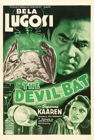 Görsel: Producers Releasing Corporation / Kamu malı The Devil Bat afişi