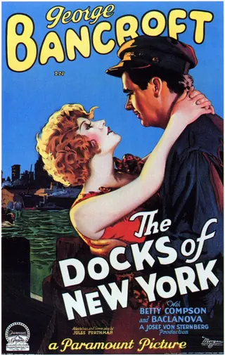 Görsel: Distributed by Paramount Pictures. / Kamu malı The Docks of New York afişi