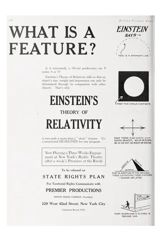 The Einstein Theory of Relativity afişi
