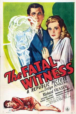 Görsel: Republic Pictures / Kamu malı The Fatal Witness afişi
