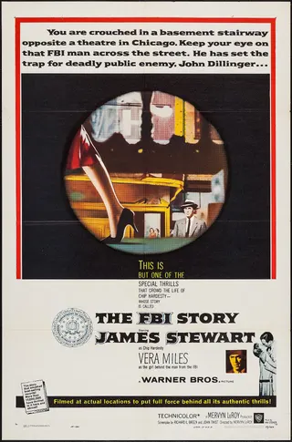 Görsel: COPYRIGHT 1959 WARNER BROS. PICTURES DISTRIBUTING CORPORATION / Kamu malı The FBI Story afişi