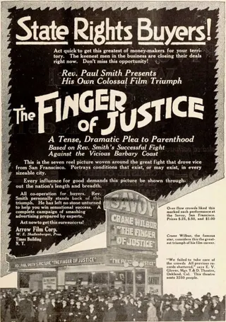 Görsel: TMDB The Finger of Justice afişi