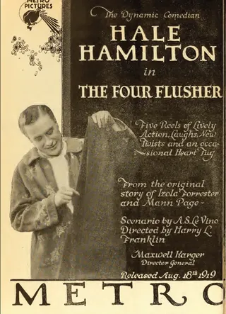 Görsel: Metro Pictures Corporation / Kamu malı The Four-Flusher afişi