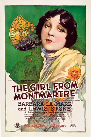 Görsel: First National Pictures / Kamu malı The Girl from Montmartre afişi