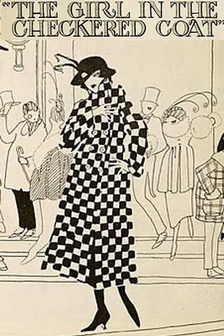 The Girl in the Checkered Coat afişi