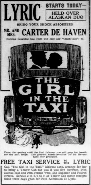 Görsel: TMDB The Girl in the Taxi afişi