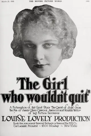 Görsel: TMDB The Girl Who Wouldn't Quit afişi