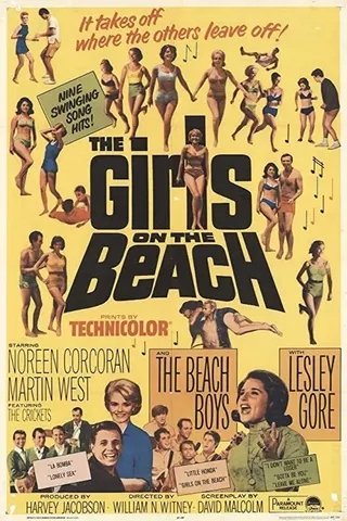 Görsel: TMDB The Girls on the Beach afişi