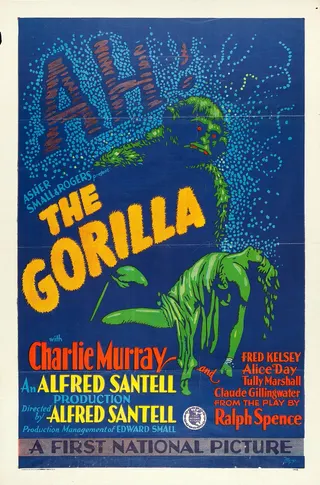 Görsel: w:First National Pictures / Kamu malı The Gorilla afişi
