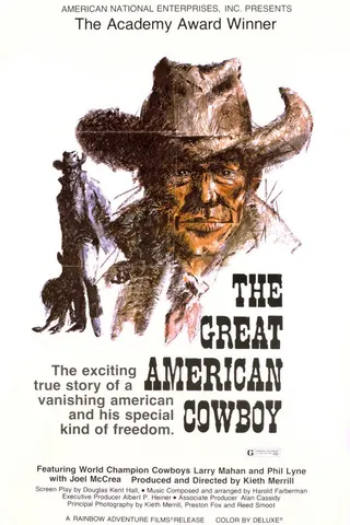 Görsel: TMDB The Great American Cowboy afişi