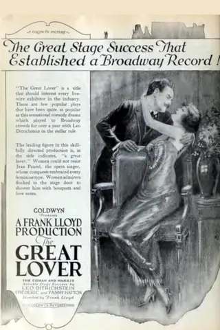 Görsel: TMDB The Great Lover afişi