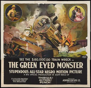 Görsel: Norman Film Company / Kamu malı The Green Eyed Monster afişi