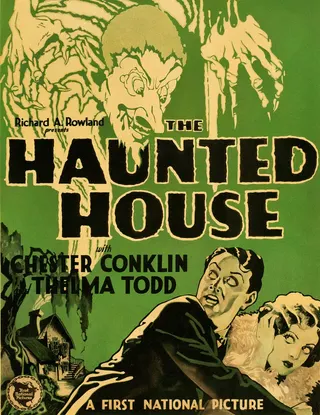 Görsel: First National / Kamu malı The Haunted House afişi