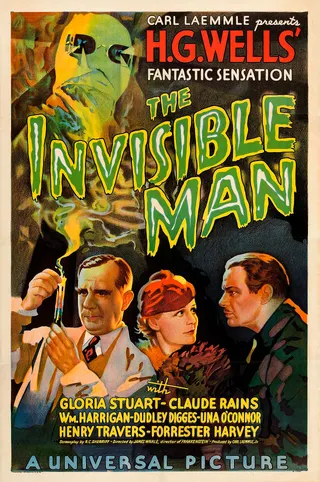 Görsel: Karoly Grosz / Kamu malı The Invisible Man afişi