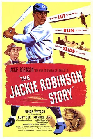 Görsel: TMDB The Jackie Robinson Story afişi