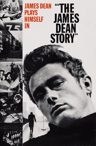 Görsel: TMDB The James Dean Story afişi