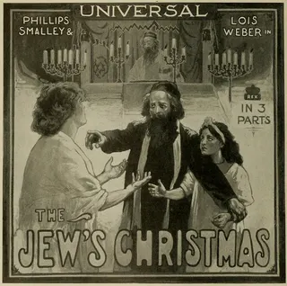 Görsel: Unknown authorUnknown author / Kamu malı The Jew's Christmas afişi