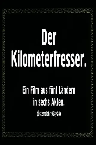 Görsel: TMDB The Kilometer-eater afişi