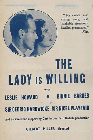Görsel: TMDB The Lady Is Willing afişi