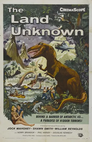 Görsel: Reynold Brown / Kamu malı The Land Unknown afişi
