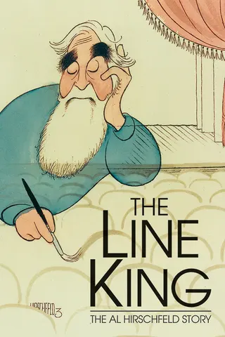 Görsel: TMDB The Line King: The Al Hirschfeld Story afişi