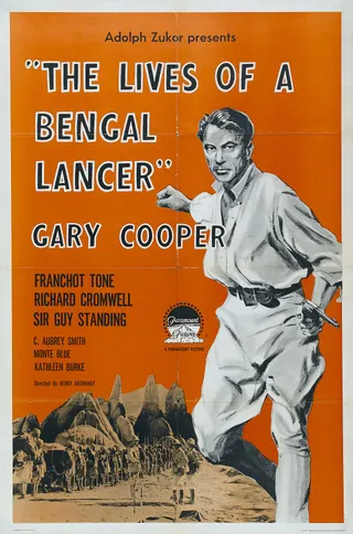 Görsel: Unknown authorUnknown author / Kamu malı The Lives of a Bengal Lancer afişi