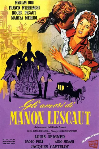 Görsel: TMDB The Lovers of Manon Lescaut afişi