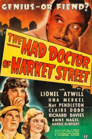 Görsel: TMDB The Mad Doctor of Market Street afişi