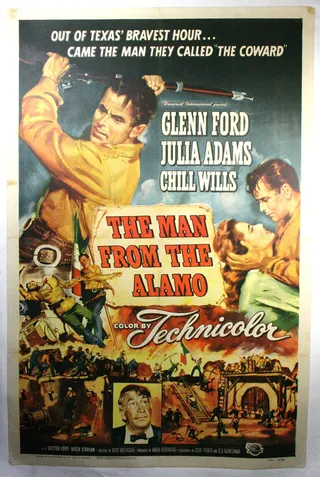 Görsel: Reynold Brown / Kamu malı The Man from the Alamo afişi