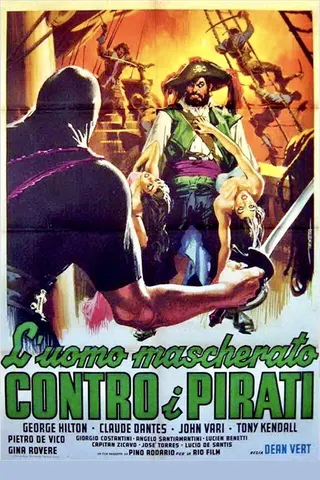 Görsel: TMDB The Masked Man Against the Pirates afişi