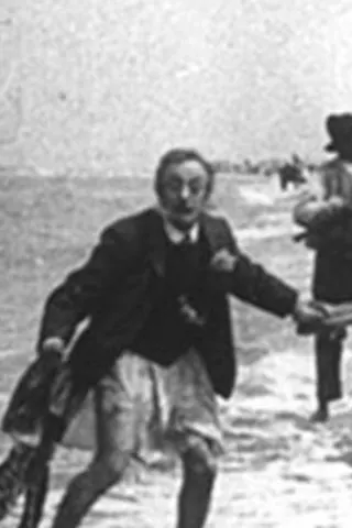 Görsel: TMDB The Misadventure of a French Gentleman Without Pants at the Zandvoort Beach afişi