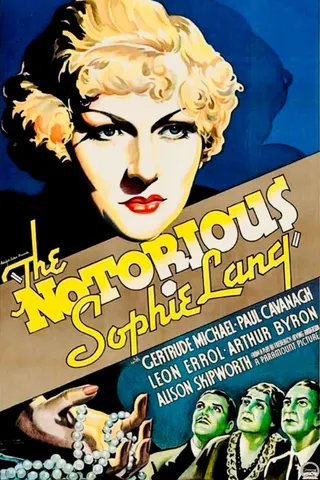 The Notorious Sophie Lang afişi