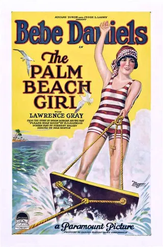 Görsel: Paramount/Famous Players/Lasky / Kamu malı The Palm Beach Girl afişi