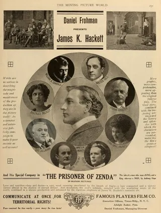 Görsel: TMDB The Prisoner of Zenda afişi