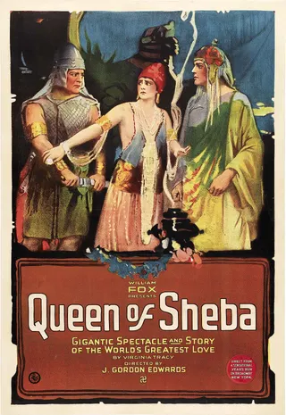 Görsel: fox studios / Kamu malı The Queen of Sheba afişi