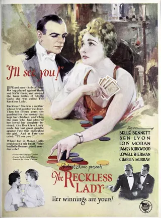 The Reckless Lady afişi