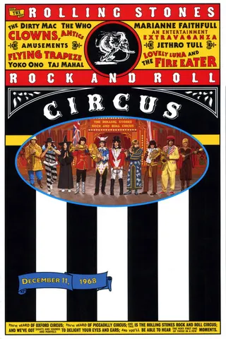 Görsel: TMDB The Rolling Stones Rock and Roll Circus afişi