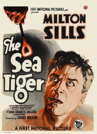Görsel: First National Pictures / Kamu malı The Sea Tiger afişi