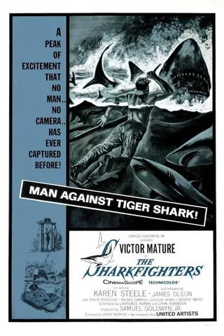 Görsel: TMDB The Sharkfighters afişi