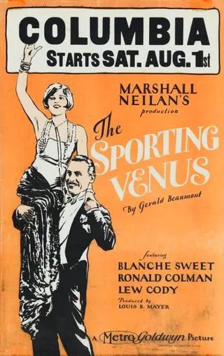 Görsel: Metro-Goldwyn / Kamu malı The Sporting Venus afişi
