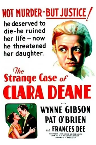 Görsel: TMDB The Strange Case of Clara Deane afişi