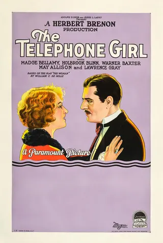 Görsel: Paramount Pictures / Kamu malı The Telephone Girl afişi