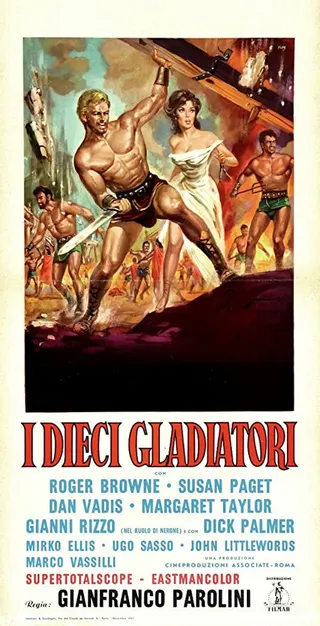 Görsel: TMDB The Ten Gladiators afişi
