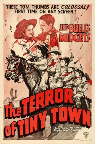 The Terror of Tiny Town afişi
