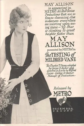 Görsel: TMDB The Testing of Mildred Vane afişi