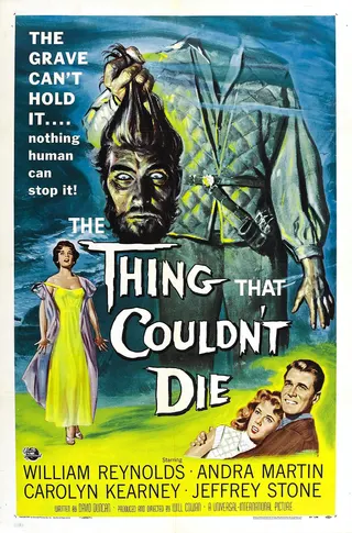 Görsel: Reynold Brown / Kamu malı The Thing That Couldn't Die afişi